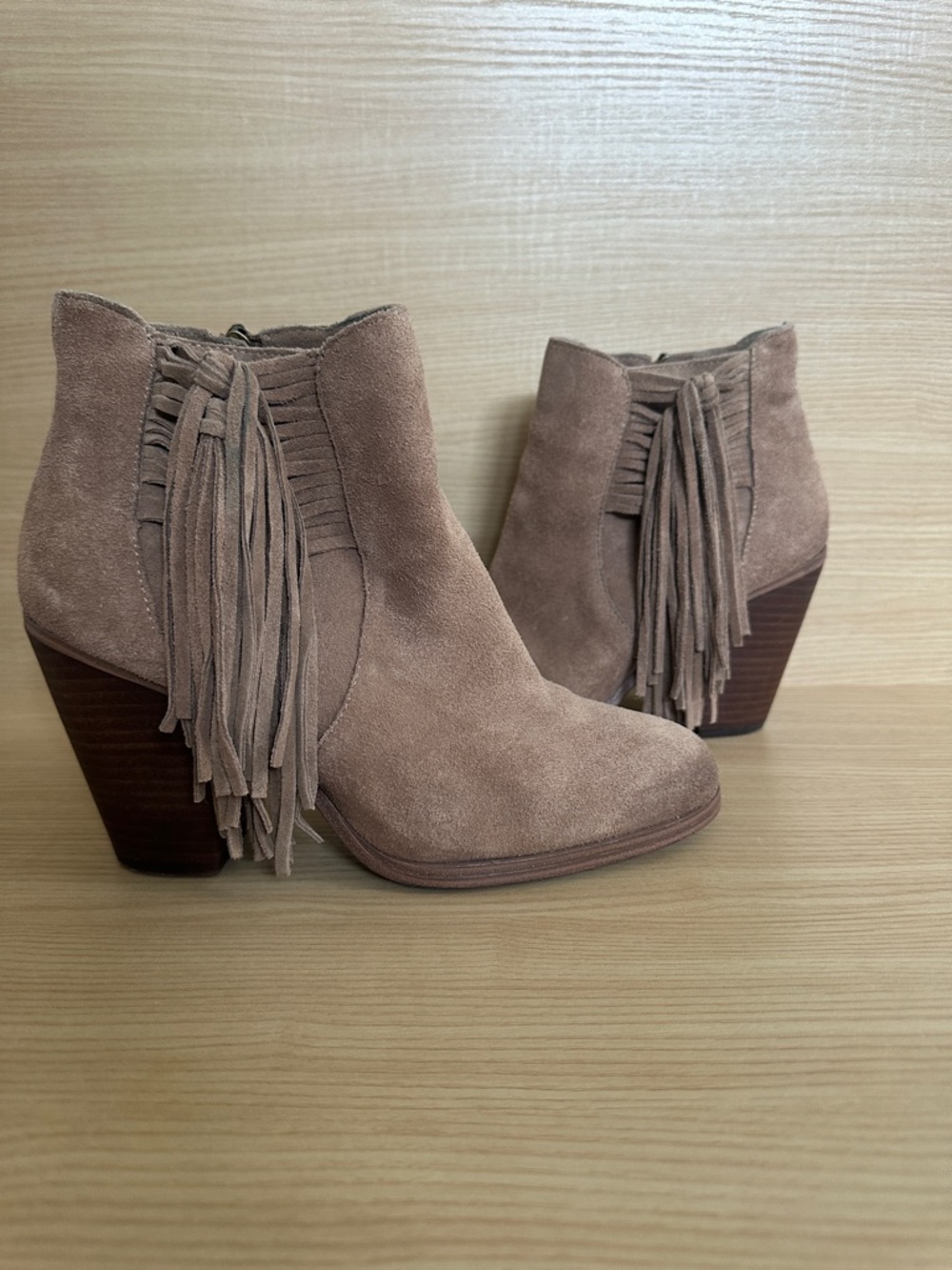 Vince Camuto Harlin Fringe Bootie 7